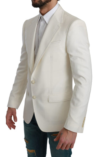 Elegant Slim Fit Virgin Wool Blazer - Luxury for You