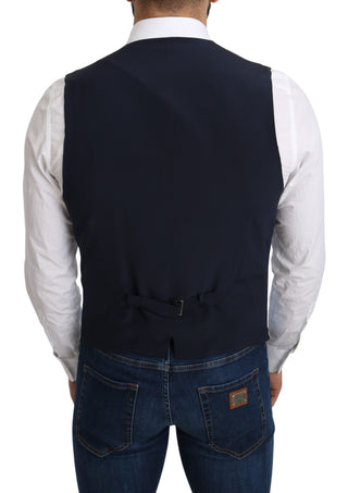 Elegant Azure Men's Formal Vest - Luxury for You