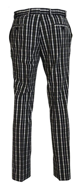 Elegant Black And White Bencivenga Pants