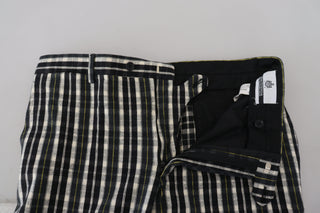 Elegant Black And White Bencivenga Pants