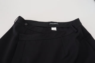 Elegant High Waist A-line Mini Skirt