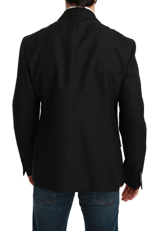 Elegant Black Slim Fit Formal Blazer - Luxury for You