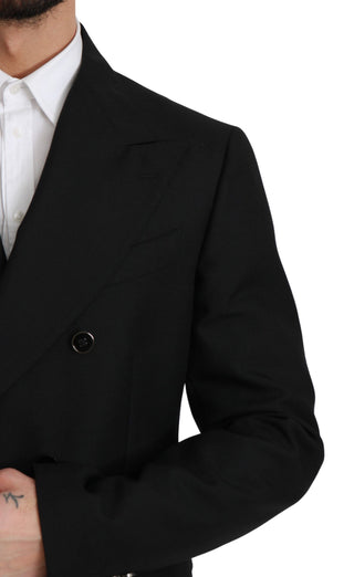 Elegant Black Slim Fit Formal Blazer - Luxury for You