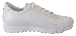 Elegant White Leather Sneakers - Luxury for You