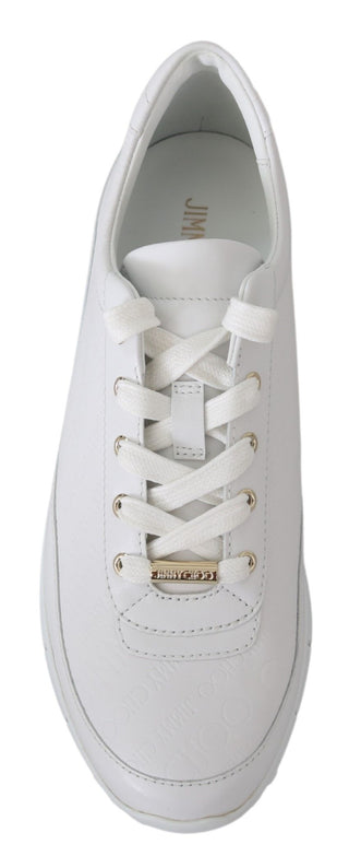 Elegant White Leather Sneakers - Luxury for You