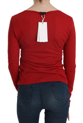 Ravishing Red Crystal Embellished Blouse - Luxury for You