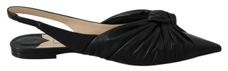 Elegant Pointed Toe Leather Flats - Luxury for You