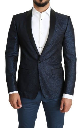 Elegant Martini Blue Slim Fit Blazer - Luxury for You