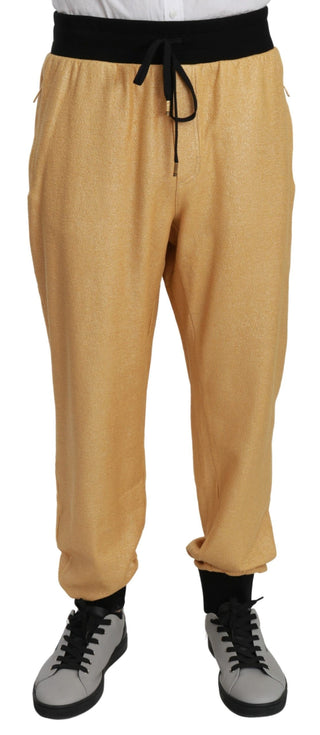 Elegant Gold Motif Sweatpants - Luxury for You