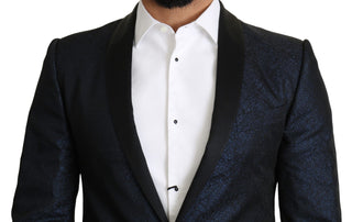 Elegant Martini Blue Slim Fit Blazer - Luxury for You