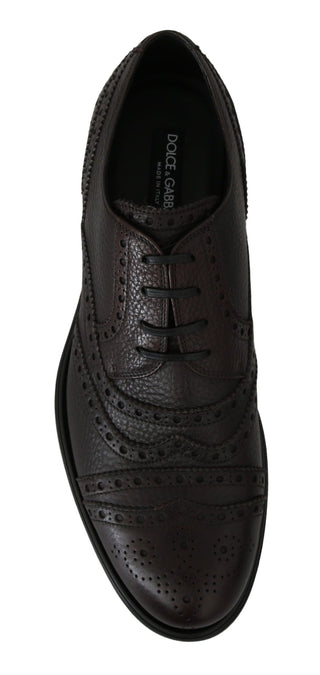 Elegant Mens Leather Derby Dress Shoes - Luxury for You