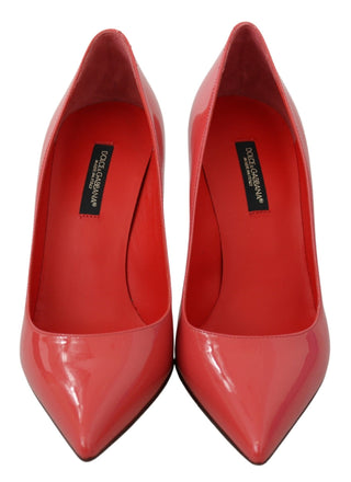 Elegant Dark Pink Patent Leather Pumps - Luxury for You