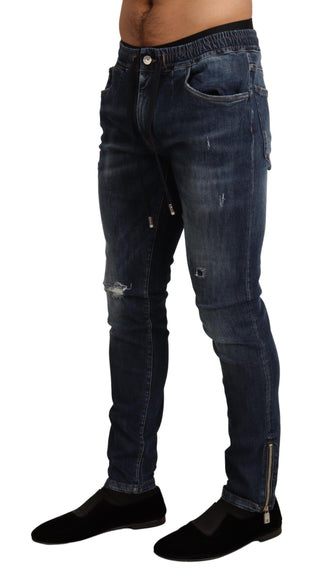 Elegant Dark Blue Skinny Jeans - Luxury for You