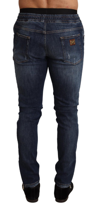 Elegant Dark Blue Skinny Jeans - Luxury for You