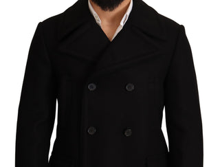 Elegant Black Double Breasted Trench Coat - Luxury for You