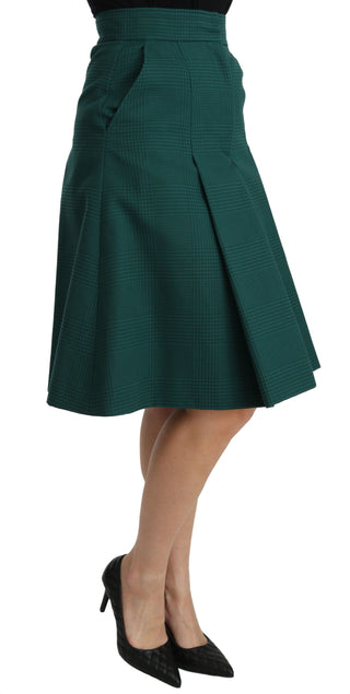 Elegant High Waist Knee Length Skirt - Luxury for You