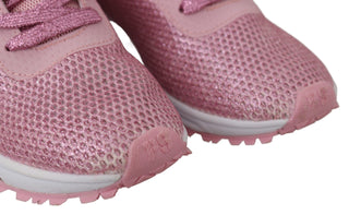 Chic Powder Pink High-craft Sneakers - Luxury for You