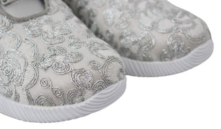 Silver Gleam Runner Joice Sneakers - Luxury for You