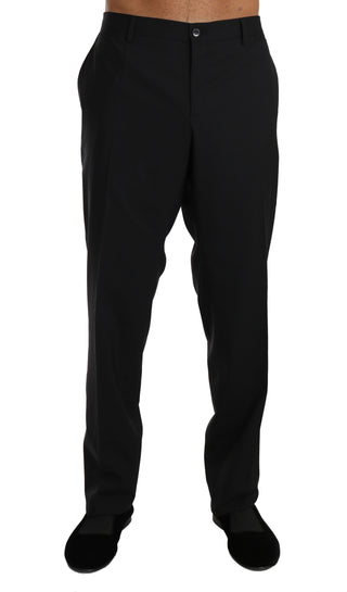 Elegant Black Wool Dress Pants - Luxury for You