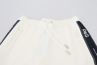 Chic White Jogger Pants For Elevated Comfort