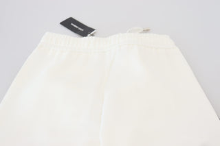 Chic White Jogger Pants For Elevated Comfort