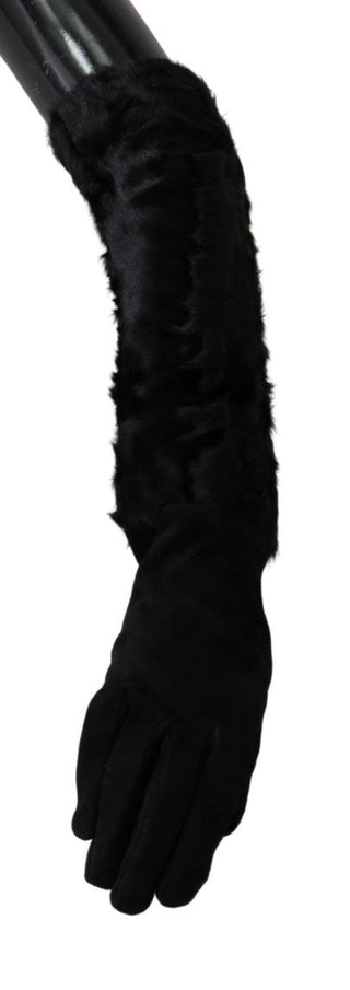 Elegant Elbow Length Suede Gloves - Luxury for You