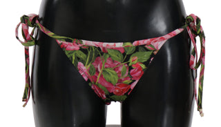 Elegant Rose Pattern Bikini Bottom - Luxury for You