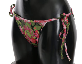 Elegant Rose Pattern Bikini Bottom - Luxury for You