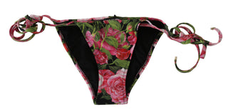 Elegant Rose Pattern Bikini Bottom - Luxury for You