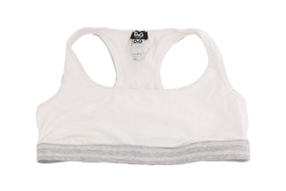 Elegant White Stretch Sport Bra - Luxury for You