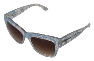 Elegant Lace-trimmed Gradient Sunglasses