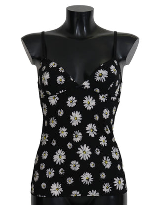 Elegant Black Daisy Floral Lace Chemise Dress - Luxury for You