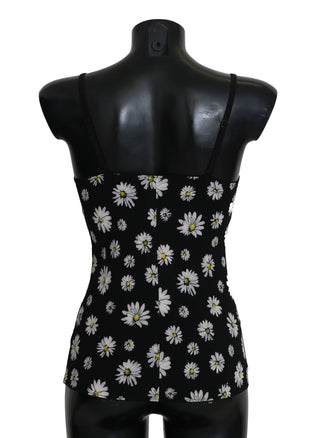 Elegant Black Daisy Floral Lace Chemise Dress - Luxury for You