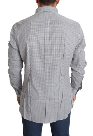 Checkered Slim Fit Cotton Dress Shirt - Luxury for You