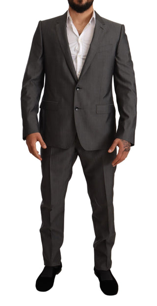 Elegant Martini Slim-fit Wool Silk Suit - Luxury for You