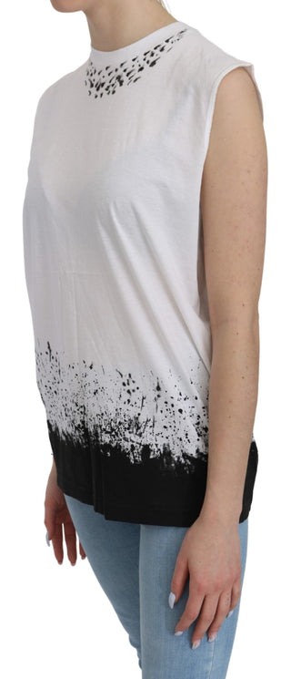 Chic Sleeveless Cotton Crew Neck Top - Luxury for You