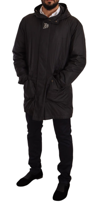 Elegant Black Hooded Blouson Jacket - Luxury for You