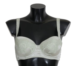 Elegant Floral Lace Silk Bra - Luxury for You