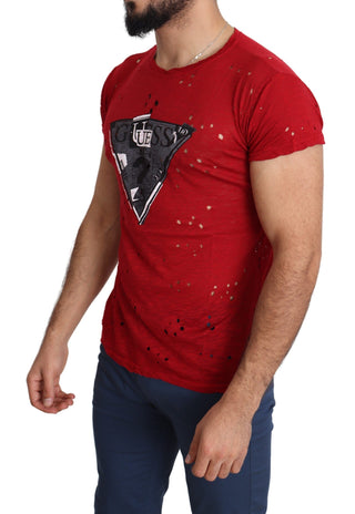 Radiant Red Cotton Tee Perfect For Everyday Style - Luxury for You