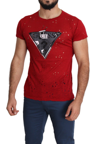 Radiant Red Cotton Tee Perfect For Everyday Style - Luxury for You