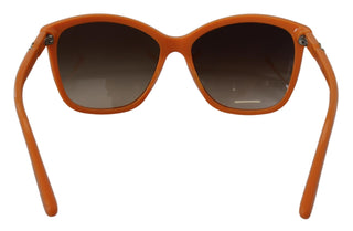 Chic Orange Round Sunglasses For Women