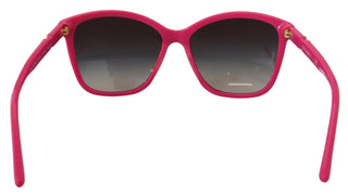 Elegant Pink Round Sunglasses For Women