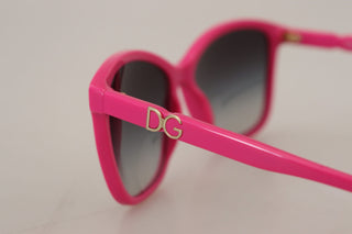 Elegant Pink Round Sunglasses For Women