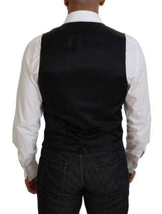 Elegant Black Formal Dress Vest