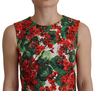 Multicolor Floral A-line Dress