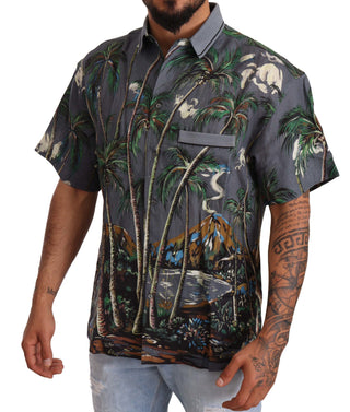 Tropical Elegance Linen Silk Men's Shirt - Luxury for You