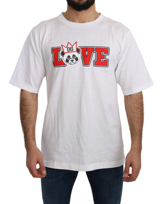 Panda Love Slim Fit Crewneck Tee - Luxury for You