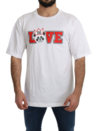 Panda Love Slim Fit Crewneck Tee - Luxury for You