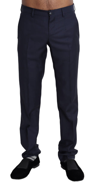 Elegant Slim Fit Wool Blend Dress Pants - Luxury for You