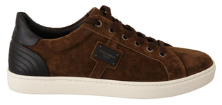 Elegant Leather Casual Sneakers In Brown - Luxury for You